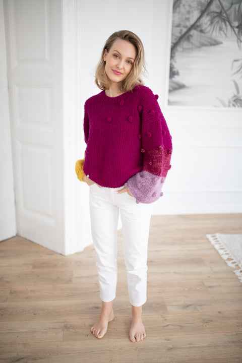 Color My Space I Sweter Cherry Bubble