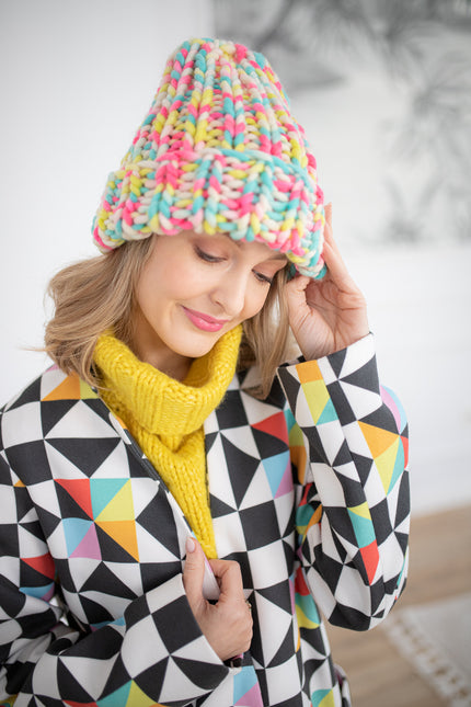 Color My Space I Beanie Cukierek wool