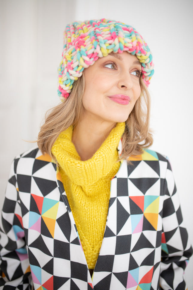 Color My Space I Knitted Turtleneck yellow