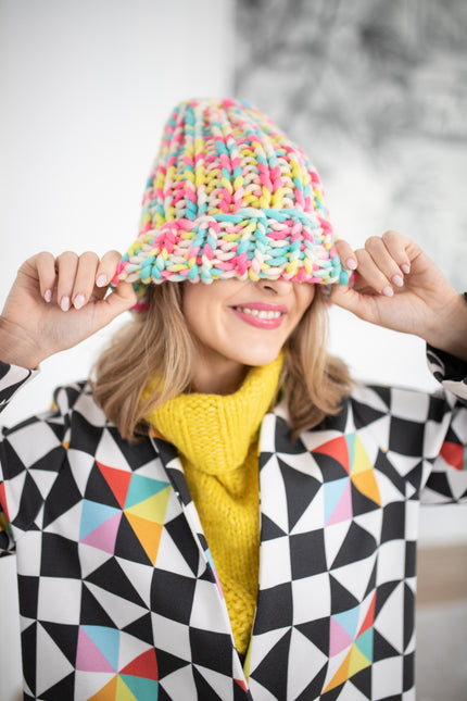 Color My Space I Beanie Cukierek wool