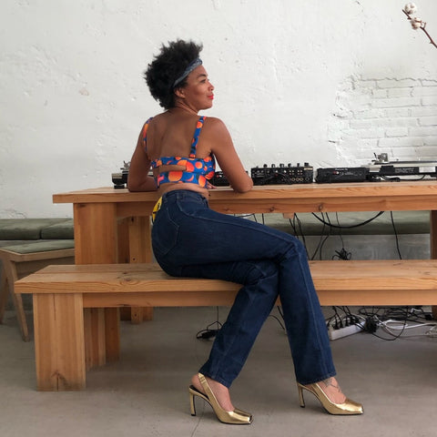 RUBISNACKS Barcelona | Artemis Sports Bra orange & blue