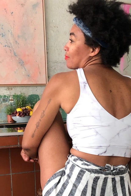 RUBISNACKS Barcelona | Minerva Top reversible marble