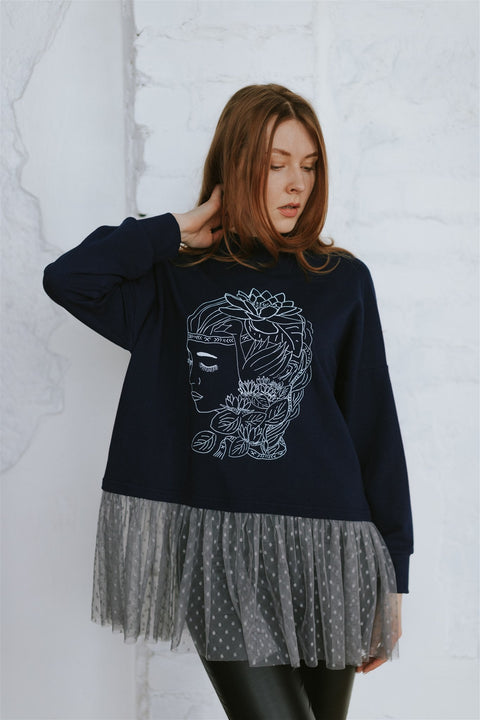 RADADA | Bluza z tiulem