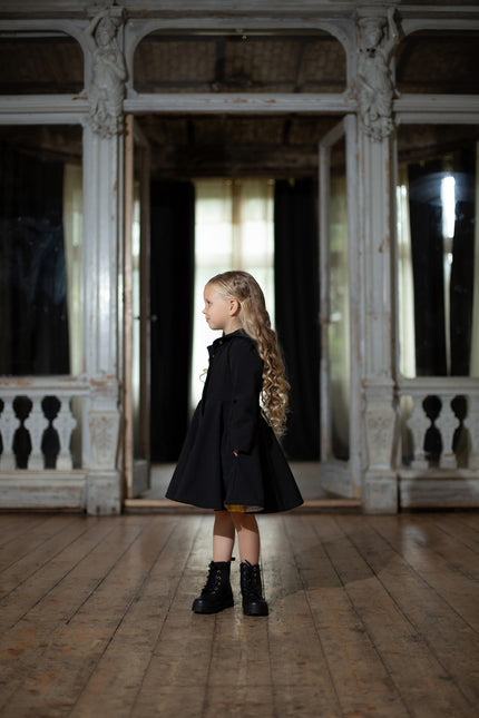 Waterproof Coat for Girls with full volume skirts