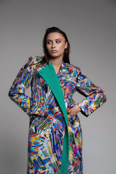 Psychedelic Overdose | Firework Long Coat