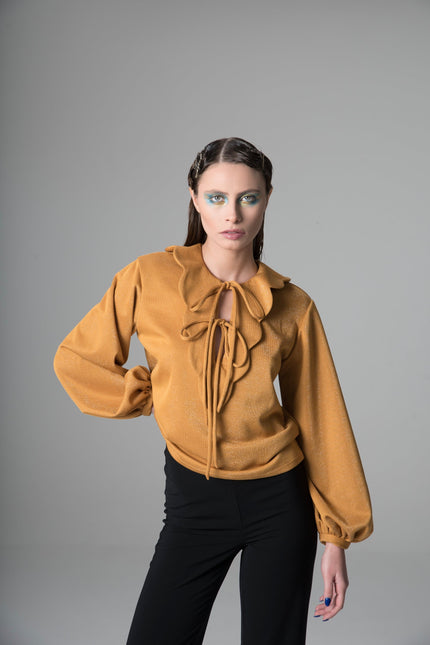 Psychedelic Overdose | Mustard Blouse