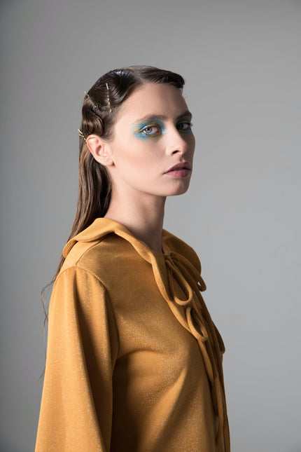 Psychedelic Overdose | Mustard Blouse