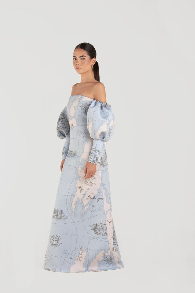 Ashley Stambouli | Ivy Off the Shoulders Evening dress