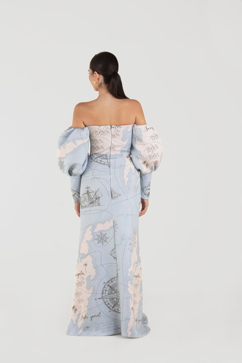 Ashley Stambouli | Ivy Off the Shoulders Evening dress