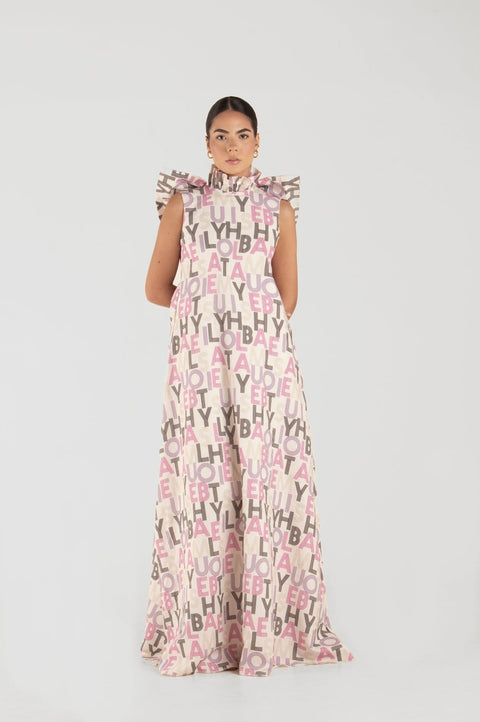 Ashley Stambouli | Fallon A-line Maxi dress