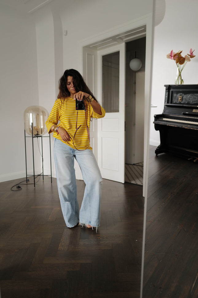 Striped Organic Cotton Long-sleeve NICA