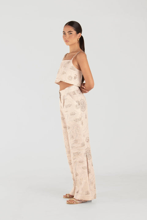 Ashley Stambouli | Eloise Wide Leg Trousers