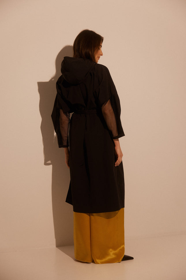 Anna Led | Waterproof Sporty Trench with Detachable hood