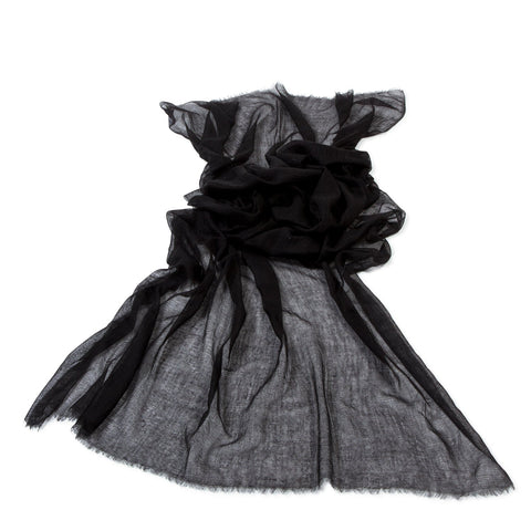 Bel Cashmere | Fular ultra fino de cashmere negro