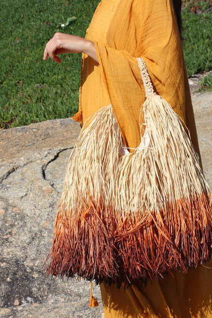 Entrudo | Shoulder bag Cimbres Raffia