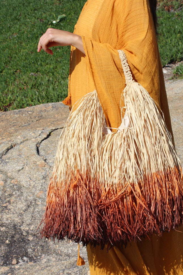 Entrudo | Shoulder bag Cimbres Raffia