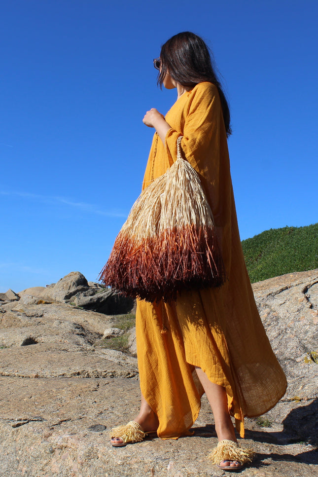 Entrudo | Shoulder bag Cimbres Raffia