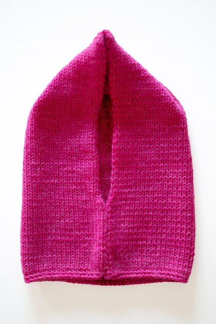 Color My Space I Knitted Hood pink