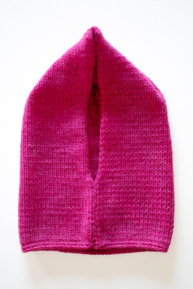 Color My Space I Knitted Hood pink