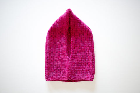 Color My Space I Knitted Hood pink