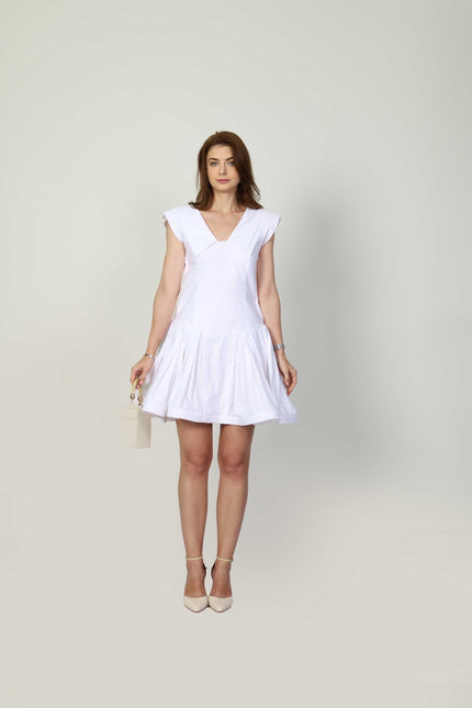 Muda Clothing | Sukienka mini Tiffany biała