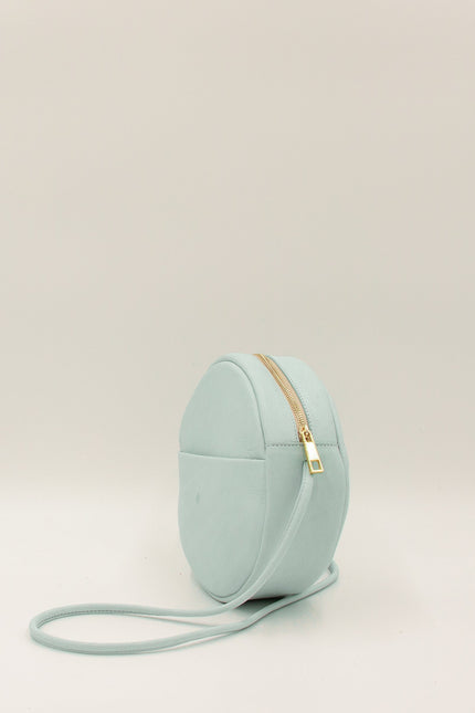 bolso nenufar piel azul bebe foto producto lateral