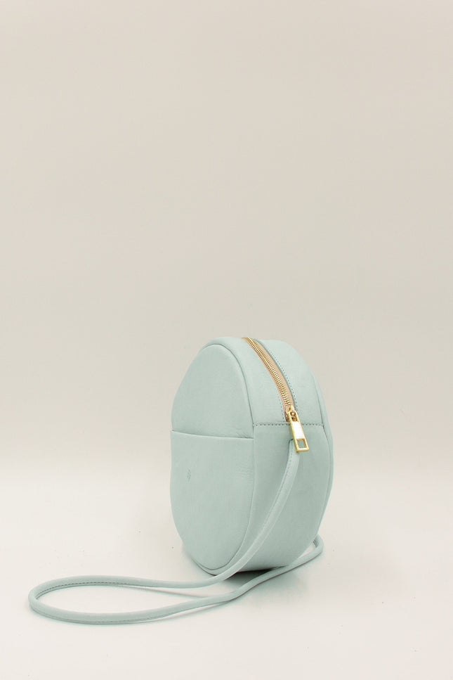 bolso nenufar piel azul bebe foto producto lateral