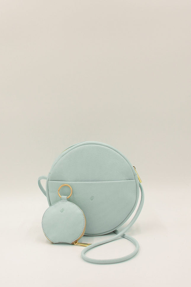 bolso nenufar piel azul bebe foto producto monedero
