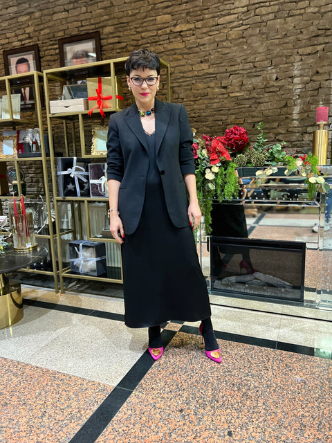 The Mad Shoes | Mad in Love Fuchsia w 24k gold accessories