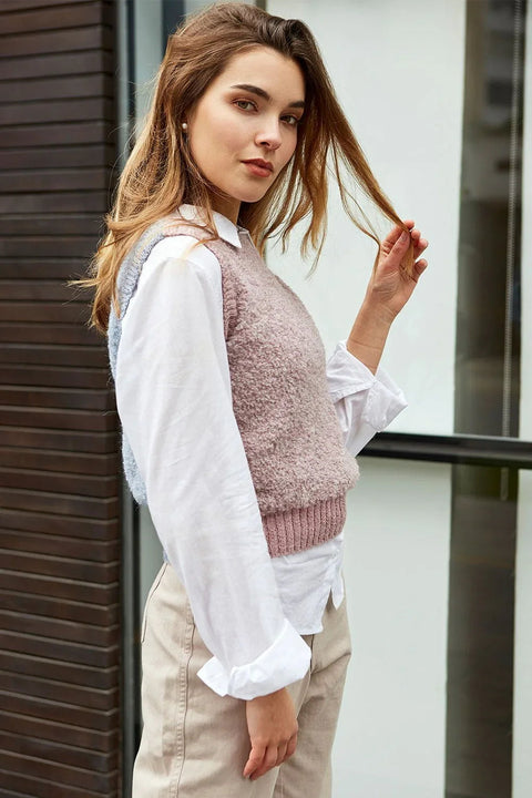 The One Vest NORGÄTE alpaca knitwear sustainably made in Peru