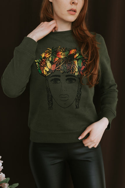 RADADA | SWEATSHIRT FLORAL CROWN AUTUMN