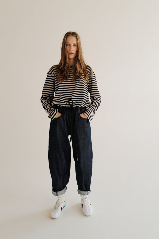 Striped Organic Cotton Long-sleeve NICA