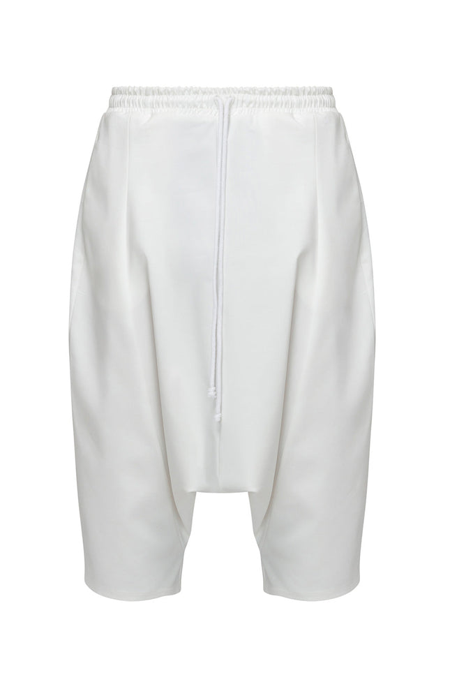 Alchemy | Androgynous White Harem Trousers