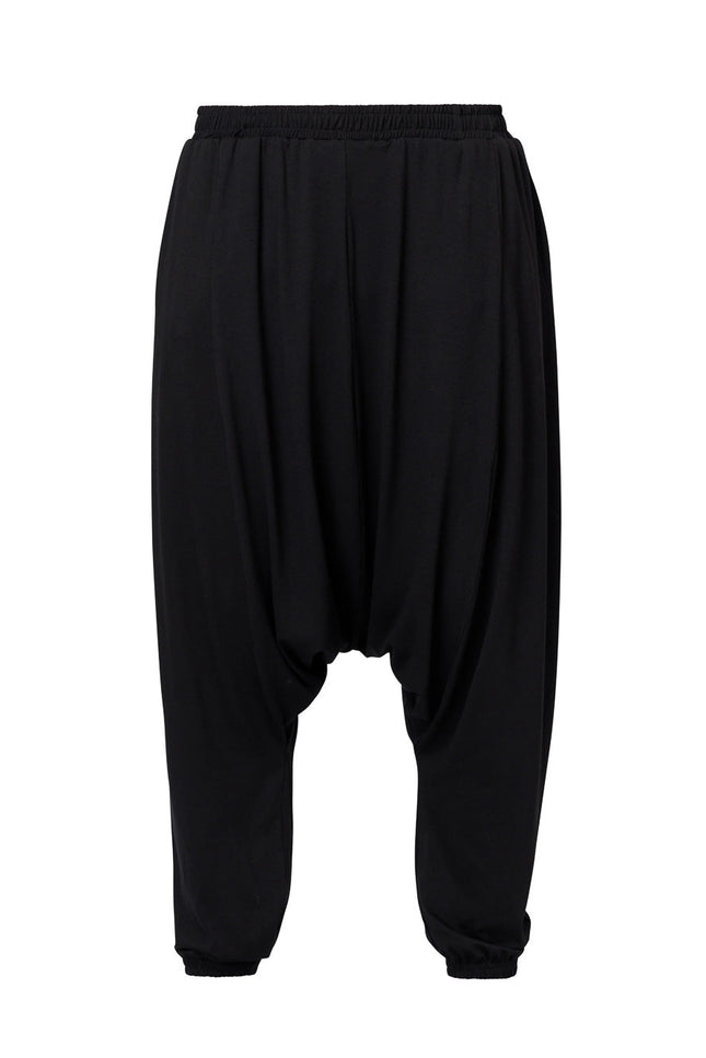 Alchemy | Unisex Cotton Jersey Elastic Edge Harem Trousers