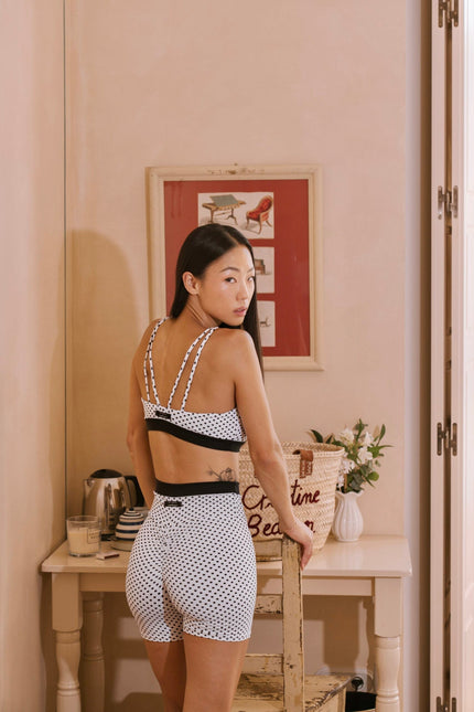Befitnesslou | Short CB Polkadot Black&White