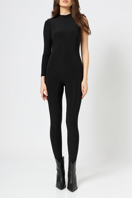 Liaaram | Asymmetrical Long-sleeved Jumpsuit