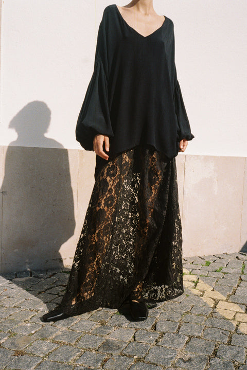 A Perfect Nomad | Lace Slip Skirt