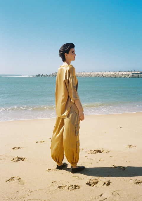 A Perfect Nomad | Spodnie Cargo z szerokimi nogawkami