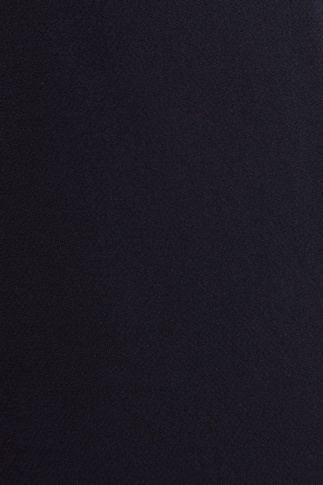 Jakson Sustainable Satin Back Crepe Waistcoat - Navy - Styled