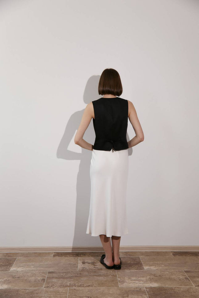 Kolosova | Milky midi skirt
