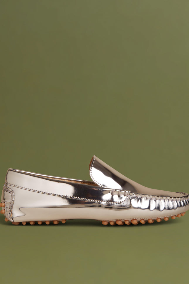 O2 Monde | Loafers Jane metallic silver