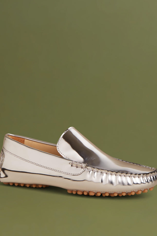O2 Monde | Loafers Jane metallic silver