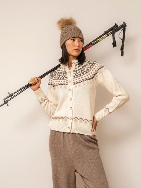 Bel Cashmere | Kardigan Kaia biały