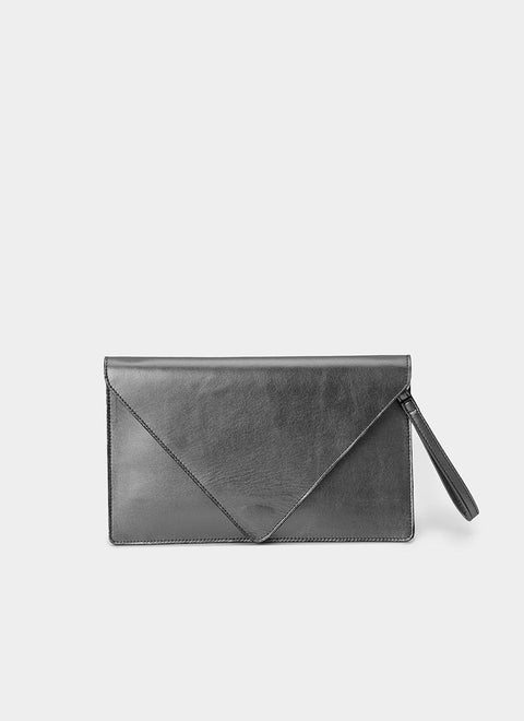 JUAN-JO I Clutch Dorado Sobre con Cadena