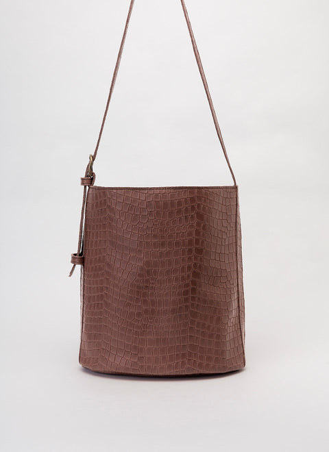 JUAN-JO I Bolso Cubo Piel Negro Bucket