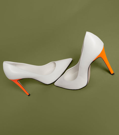 O2 Monde | Pumps Judi white velvet