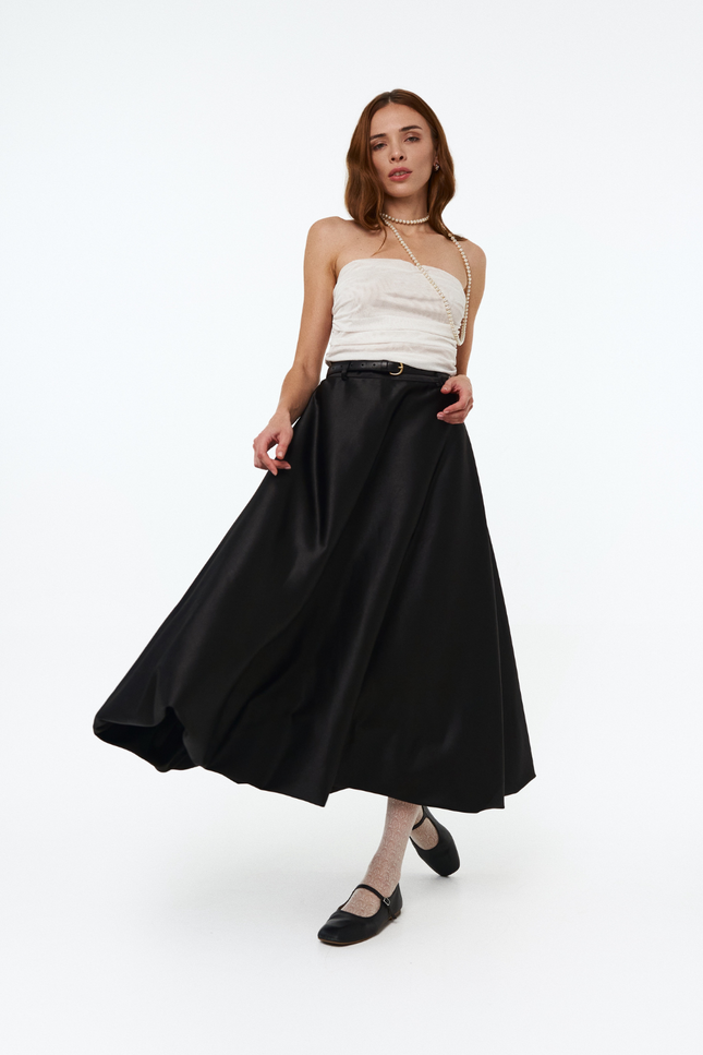 Kolosova | Black balloon skirt