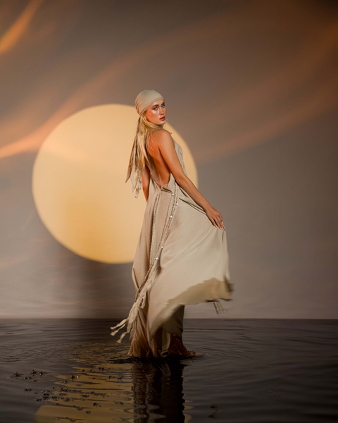 Zhenabia | Kısmet Dress in Beige