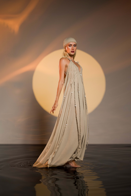 Zhenabia | Kısmet Dress in Beige