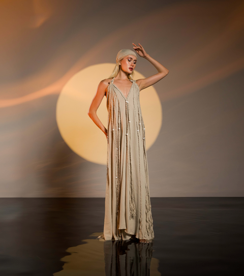 Zhenabia | Kısmet Dress in Beige